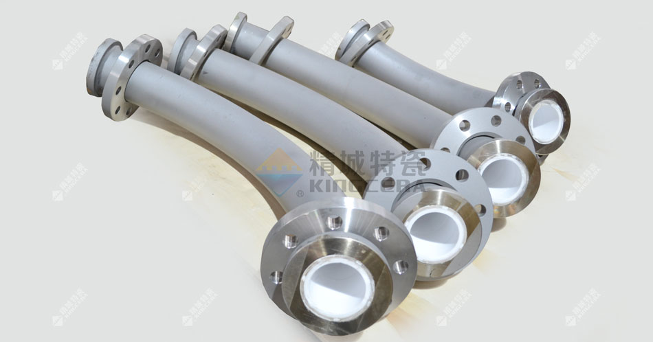 鋰電行業(yè)耐磨陶瓷管道